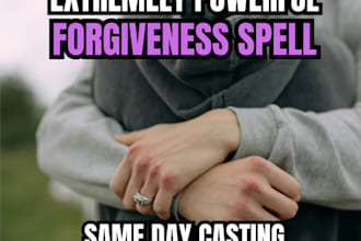 cast a potent spell to open hearts and bring instant forgiveness your way