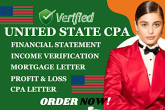 do income letter, verified cpa letter, mortgage letter, verified income letter
