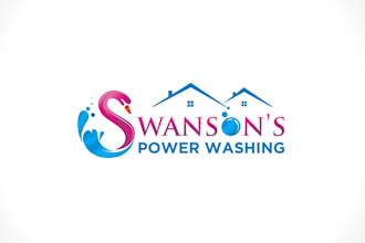 design amazing swanson power washing logo