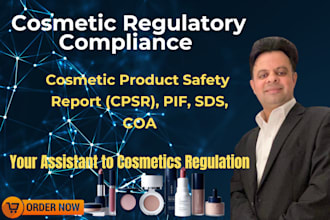 create cosmetic product safety reports pifs and safety data sheets