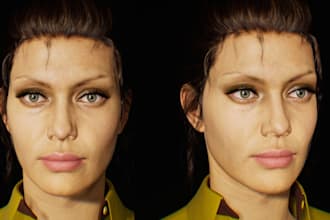 3d metahuman character,  realistic character, digital human, ue4, ue5