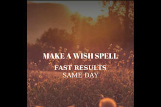 summon an ancient mayan or wiccan spell to swiftly manifest your deepest desires