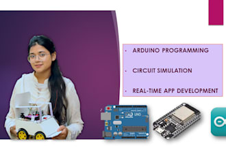 do arduino programming, circuit simulation, app development