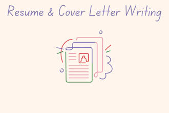 write your resume and or cover letter