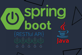 develop a spring boot web application or rest API