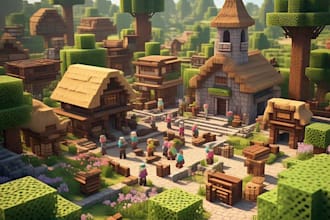 build minecraft castle villages,base,spawns