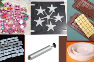 do 3d silicon mold, injection, candle, jewelry, candy, chocolate