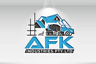 create graceful and fantastic industries logo design