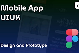 design mobile app uiux design for ios and android