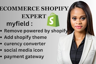 remove powered by shopify from your store footer and social media icons favicon