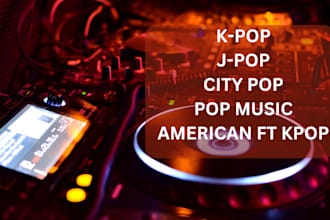 write song lyrics or featuring your song, kpop, japanese female singer, city pop