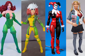 3d action figure 3d articulated bjd toy model 3d character model for 3d printing
