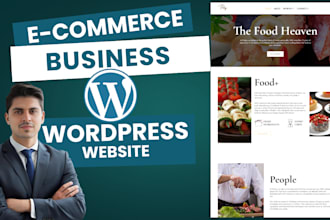 design a clean, modern, and interactive wordpress website for your business