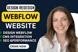 design webflow website redesign webflow landing pages using website design