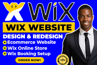 design wix ecommerce website, decor, beauty, pet, herbal wix online store, seo