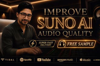 remaster your suno ai songs, mastering for spotify
