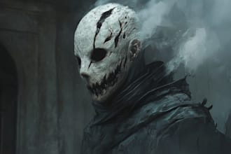 draw detailed dark art, horror, fantasy illustration