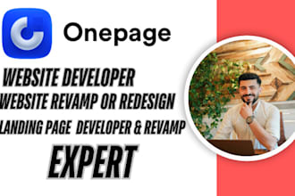 be your onepage io website onepage io landing page onepage io expert