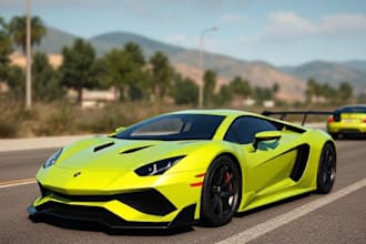 build game ready 3d vehicle and car models for gta fivem using autodesk maya