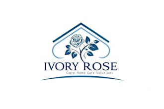 create creative and good looking rose logo design