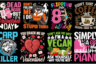 create custom graphical designs for merch