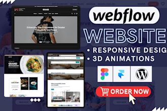 design webflow website design figma to webflow expert webflow developer