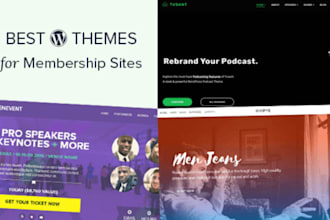 develop wordpress membership website, subscription website lms website