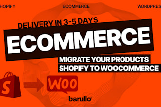 migrate your shopify store to woocommerce with images and data