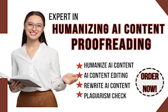 humanize ai content, rewrite ai text, proofread, check ai detection, plagiarize