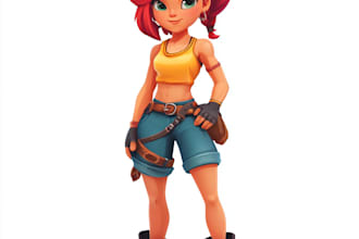 make a simple 2d game characters