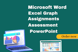 do urgent ms word excel assignment assessment excel graph and powerpoint project