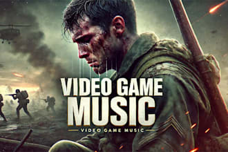 make video game music, background music, orchestral music, film music