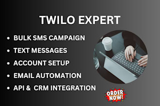 set up bulk sms marketing campaigns with  two way messaging and twillo