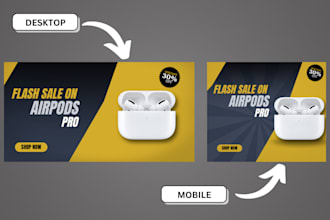 design web banners and sliders that attract customers
