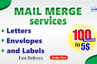 create ms word mail merge for letters, labels, and invoices