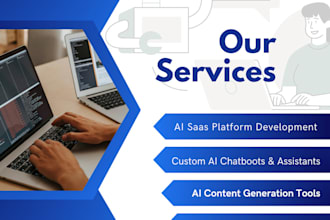 develop ai website, ai saas, ai chatbot, or ai software, ai agents