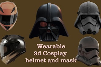 sculpt 3d mask, star wars cosplay, 3d helmet, 3d mandalorian helmet for printing