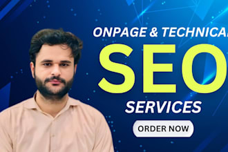 do onpage technical seo service for wordpress shopify wix squarespace website