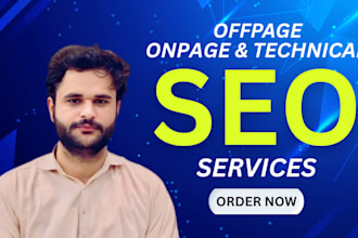 manage full monthly SEO services package including on page, off page, tec