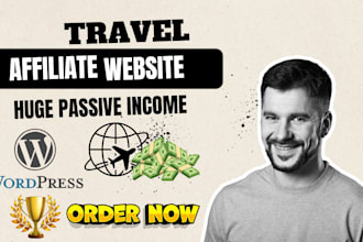 design autopilot travel affiliate website with amazon affiliate products