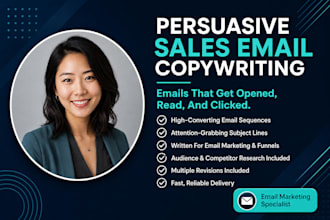 write your email copy sales emails and email sequences