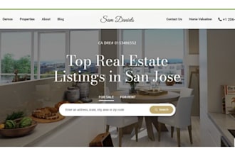 build squarespace real estate CRM website squarespace landing page
