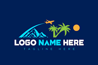 do modern travel, hotel and adventure outdoor logo