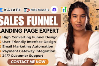 landing page in gohighlevel instapage, clickfunnels sales funnel, kajabi website