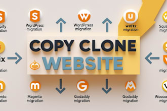 copy, clone and duplicate shopify store with elegant designs ecommerce website
