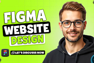 do figma website design, website figma UI UX, figma landing page design, mockup
