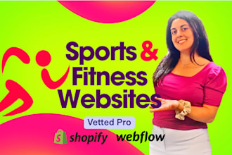 build a custom website for your sports event, team, or gym