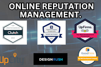 do online reputation management ORM on g2 clutch designrush goodfirm