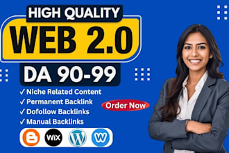 high da web 2 0 backlinks to boost SEO rankings