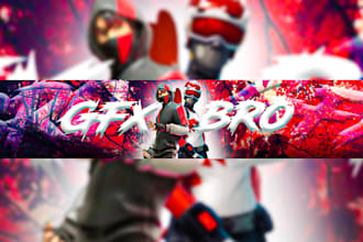 design a professional youtube banner channel art
